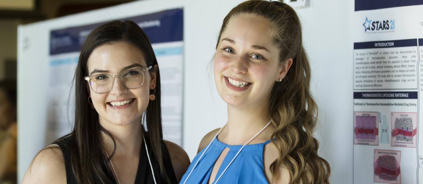 Graduate students posing for photo at GRIP