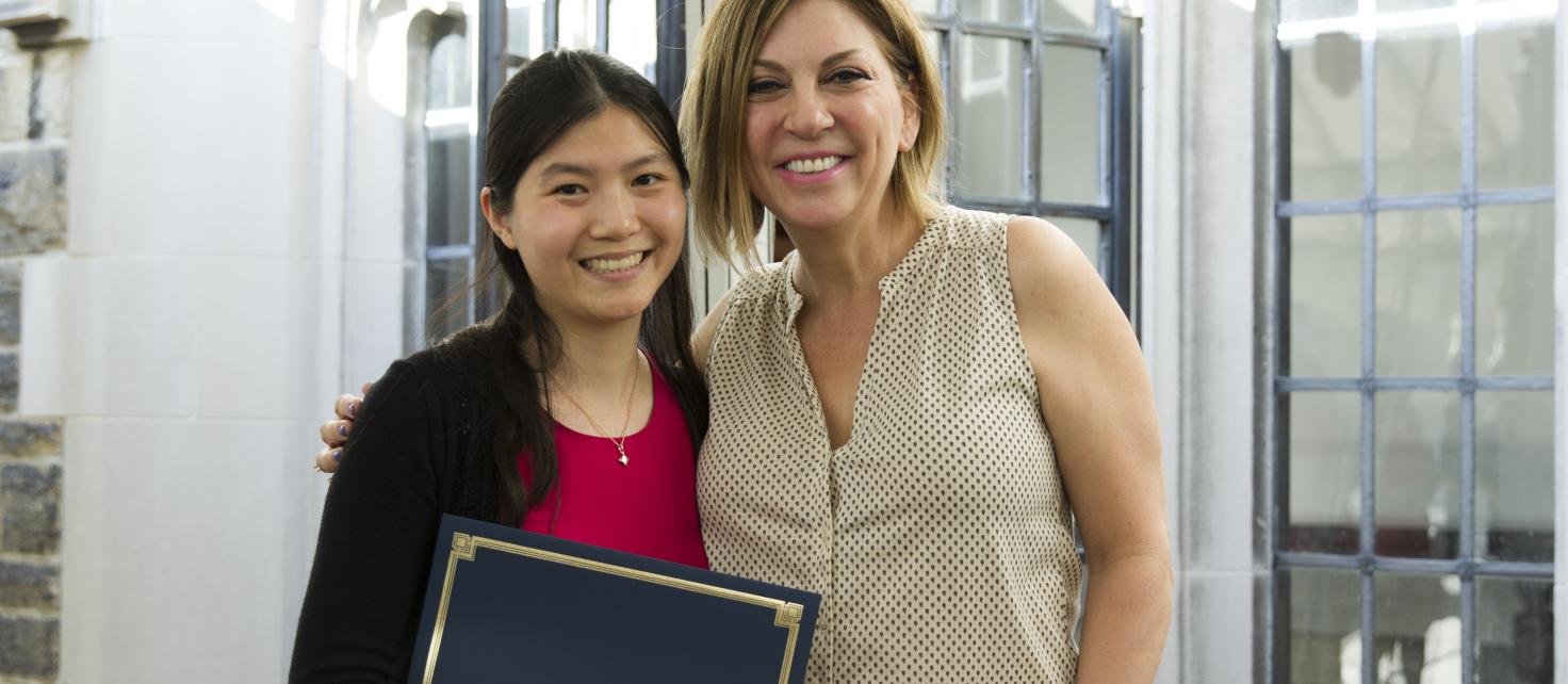 Graduate Student Receiving Award