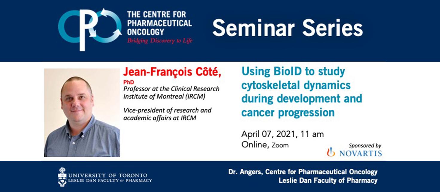 Jean-Francois Cote CPO Seminar Series