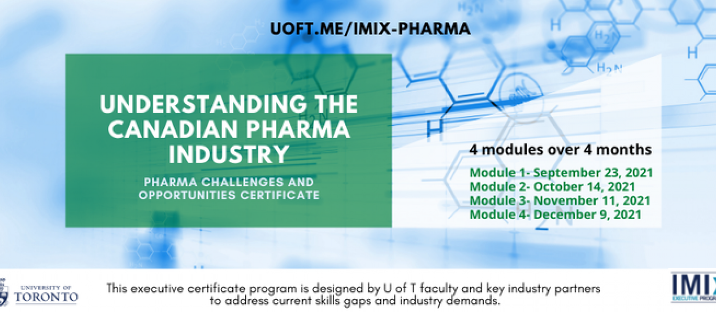 UTM Certificate in Pharma Challenges &amp; Opportunities Flyer
