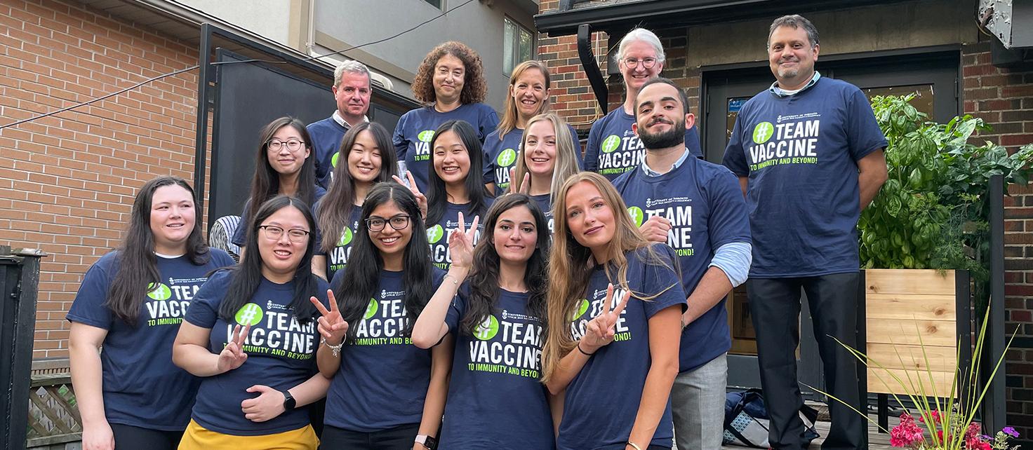 Vaccine team at BBQ