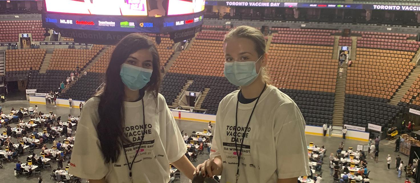 Members of the pharmacy vaccine team at Scotiabank