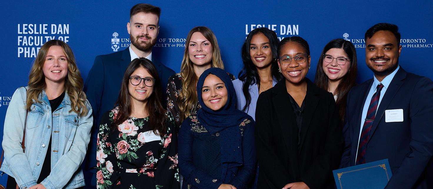 Group photo of PharmD students at Undergraduate Awards Ceremony