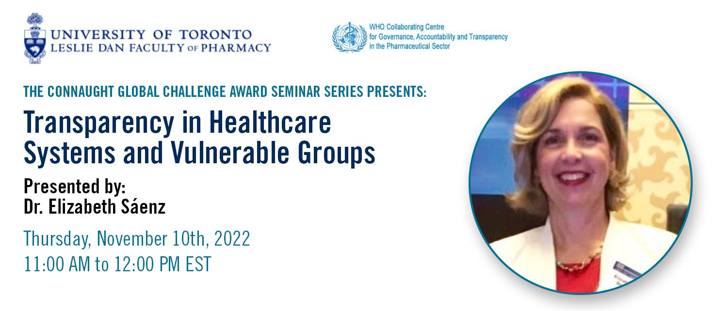 Transparency in Healthcare Systems and Vulnerable Groups Event