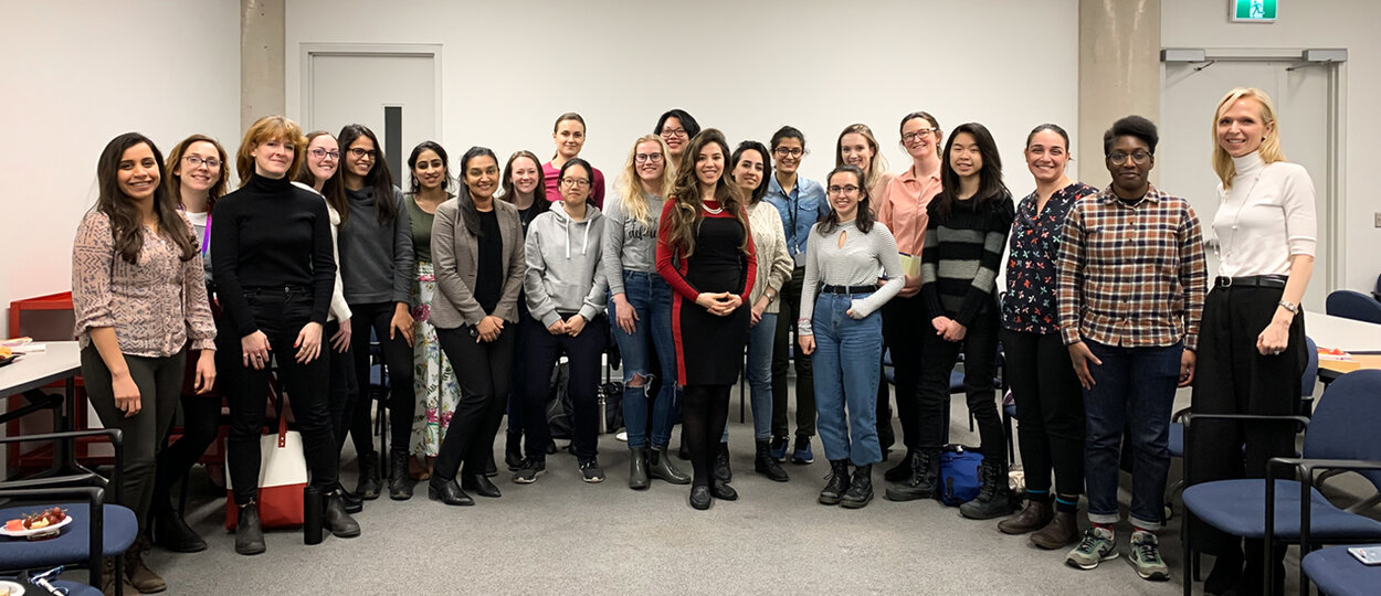 Group photo of Women in STEM Book Club