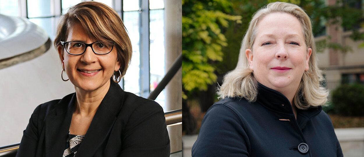 Portraits of Professor Anna Taddio and Professor Jean Wilson