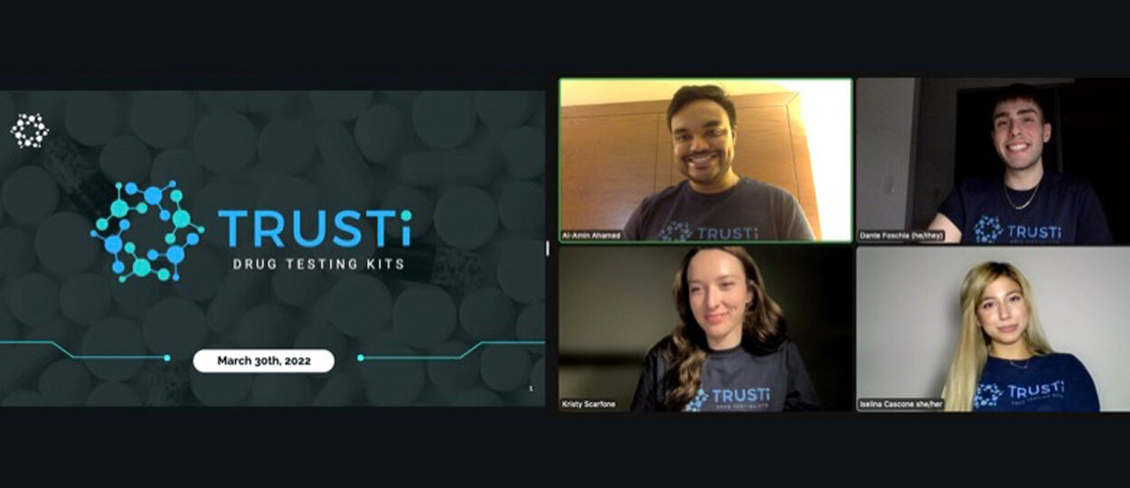 Portrait of Team TRUSTi taken from Zoom call