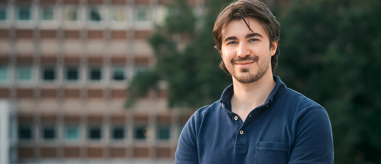 Portrait of PharmSci PhD Graduate Adam Koebel