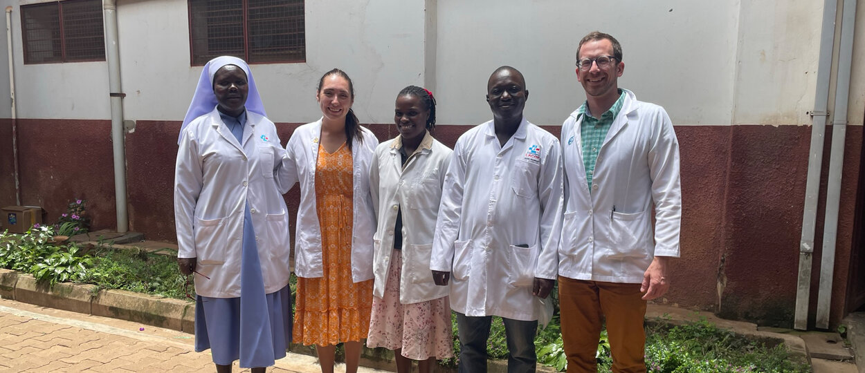 Mackenzie Dove at St Mary's in Lancor, Uganda