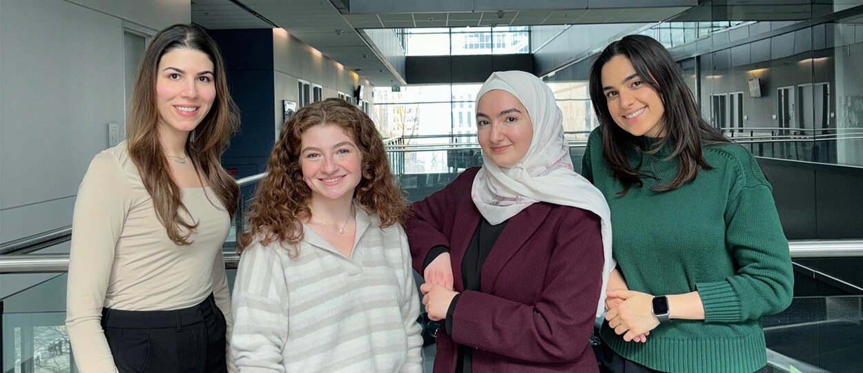 Team Rx Participate: Saphia Mourad, Cynthia Nohra, Lama Alomrani, and Maneli Jafar-Pisheh.