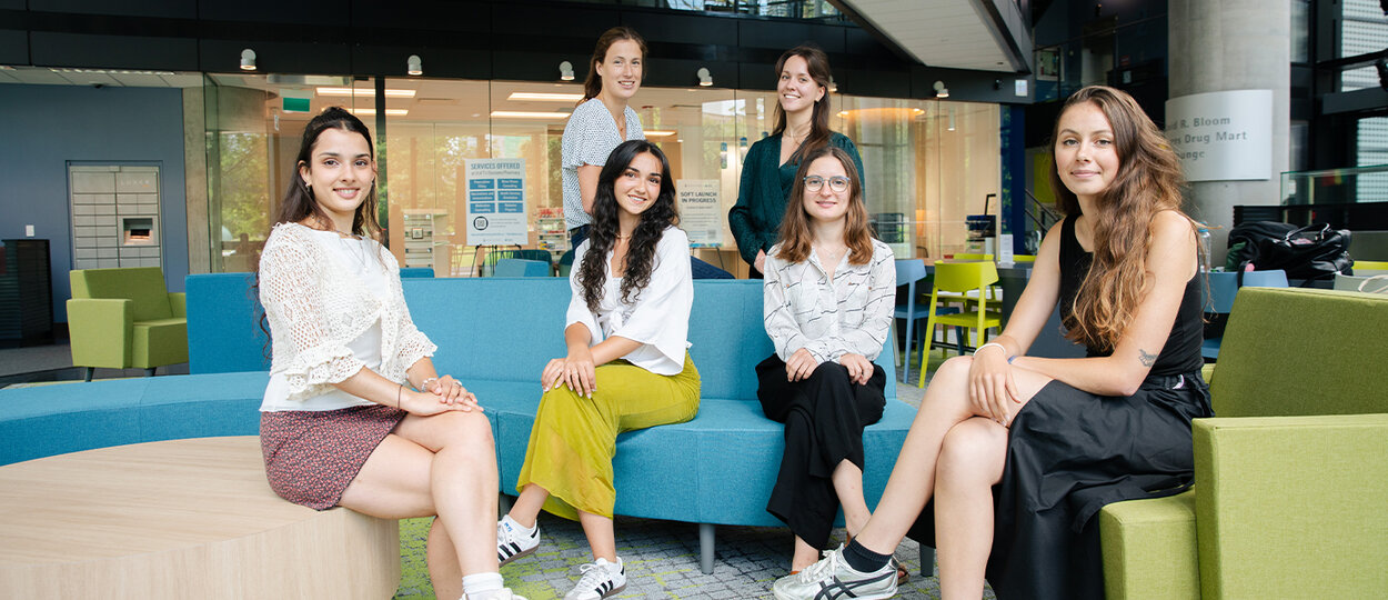 Six pharmacy students from Université Paris Cité