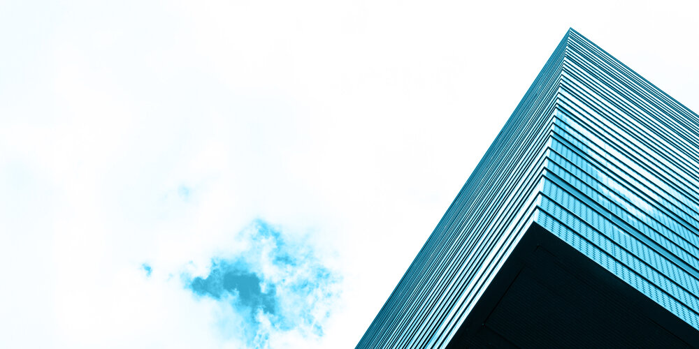 LDFP building with blue and cloud sky 