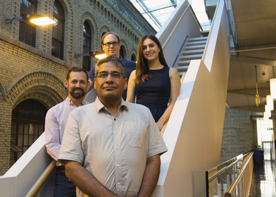 Photo of Dev Sidhu and research team