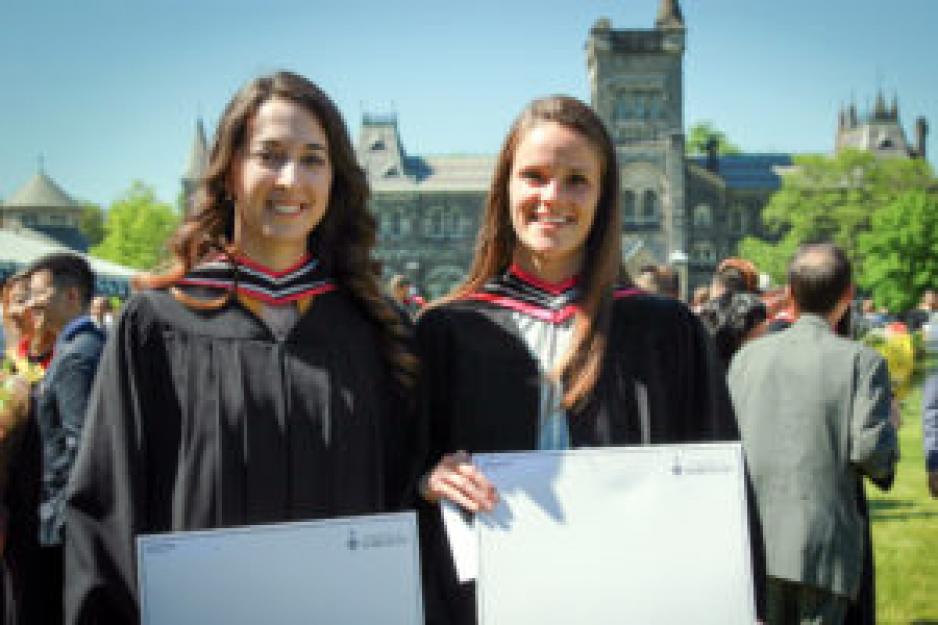 From left: Clara Korenvain, Lauren Cadel