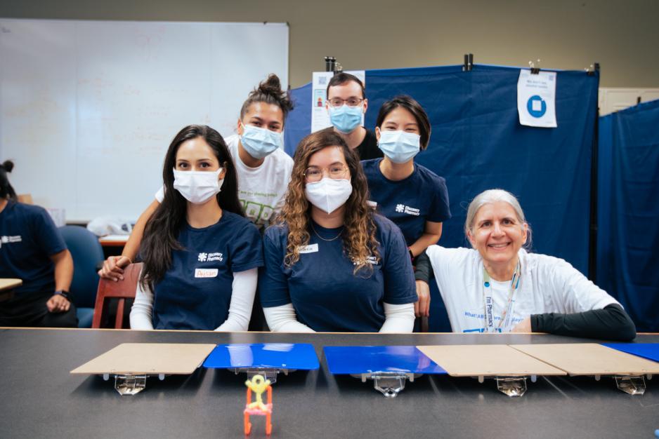 Members of Discovery Pharmacy and CARD team at vaccine pop-up