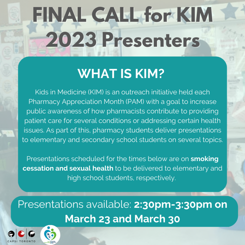 Kids in Medicine 2023 Presenters Call out