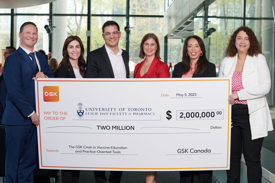 cheque presentation GSK-LDFP