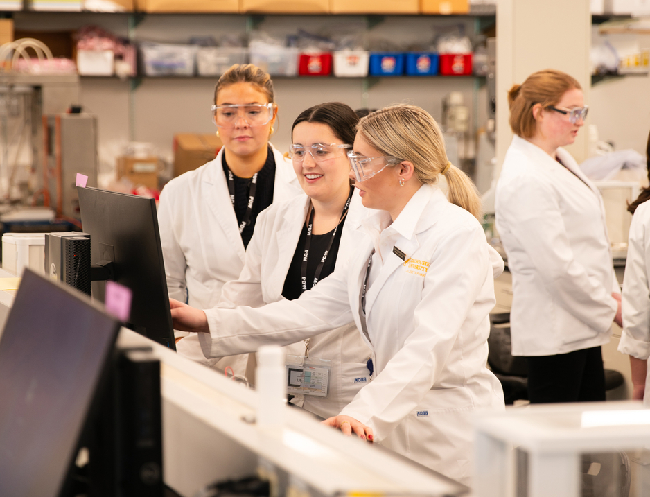 Students participating in a PDW competition at the Leslie Dan Faculty of Pharmacy.