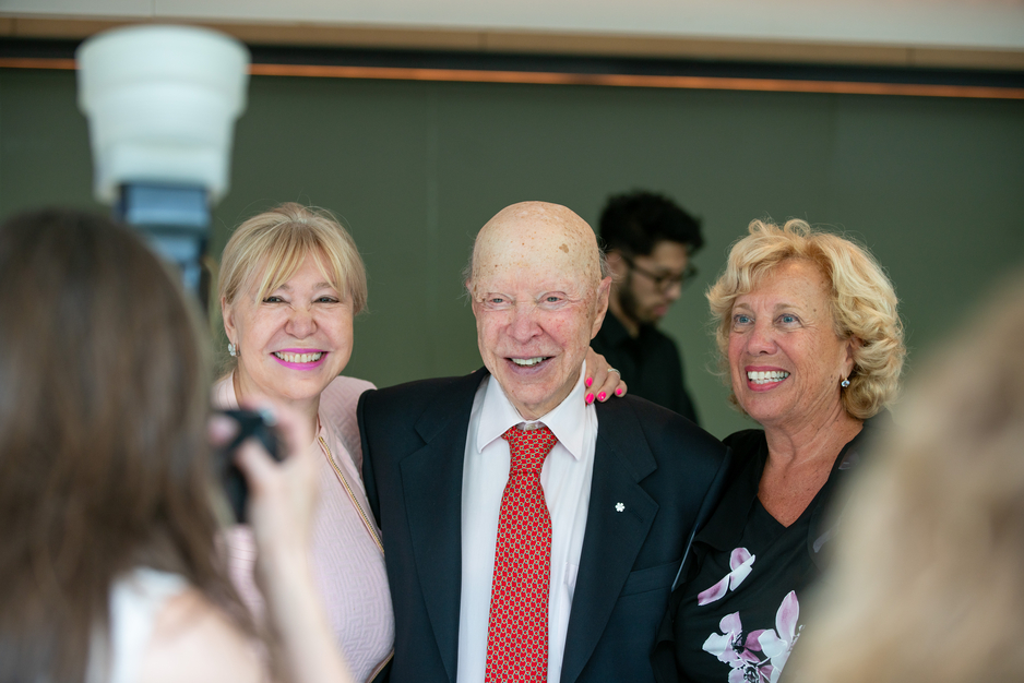 Ana and Leslie Dan with Doris Kalamut at 2024 PharmD Awards Reception