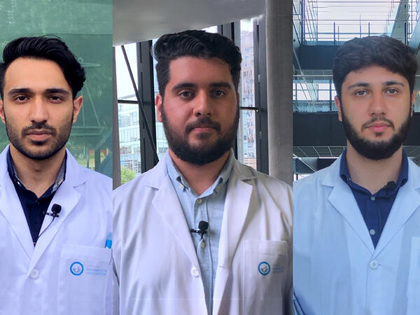 Portraits of PharmD students Hamid, Fadi Yousif Portraits of PharmD students Hamid, Fadi Yousif