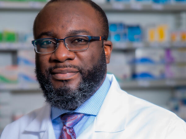 Pharmacist and PharmSci Grad Student Eustace Orleans Lindsay