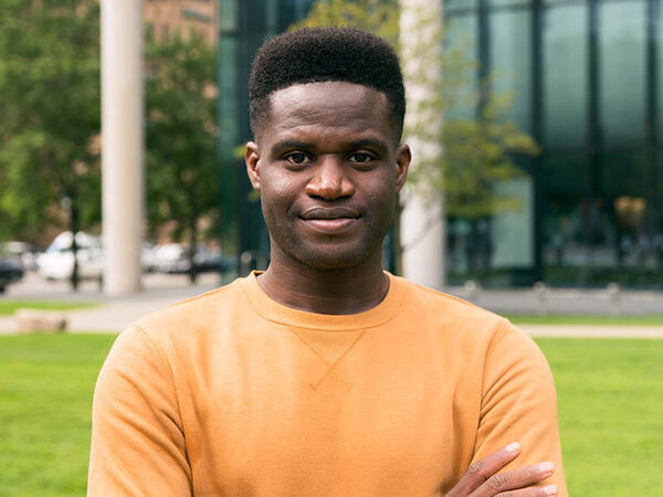 Portrait of PhD Student Chuk Nwabufo