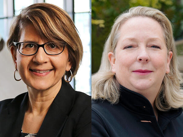 Portraits of Professor Anna Taddio and Professor Jean Wilson