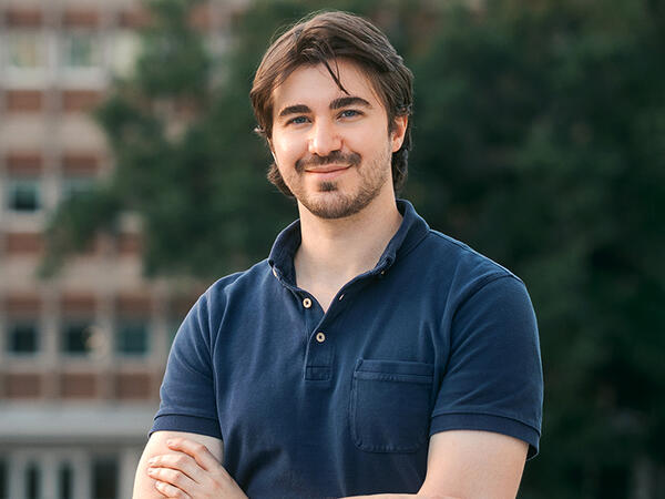 Portrait of PharmSci PhD Graduate Adam Koebel