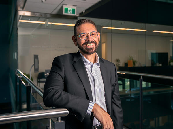 Portrait of faculty registrar Gustavo Luna