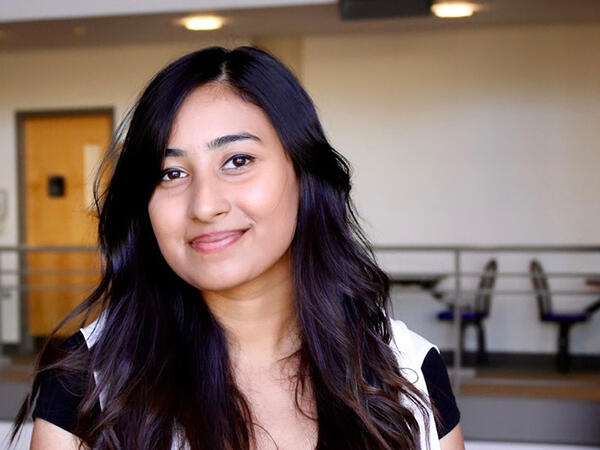 Portrait of Doctor of Pharmacy student Hazra Chowdhury