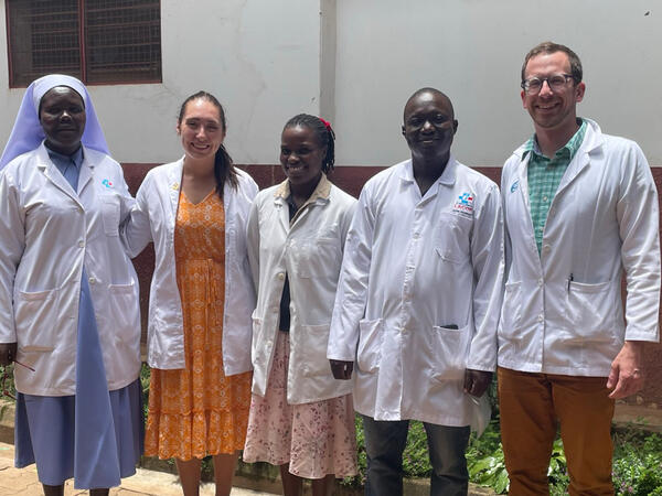 Mackenzie Dove at St Mary's in Lancor, Uganda