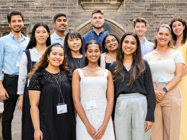 Members of the GRIP 2023 Committee photographed at U of T's Hart House