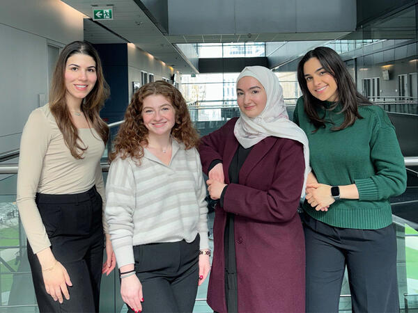 Team Rx Participate: Saphia Mourad, Cynthia Nohra, Lama Alomrani, and Maneli Jafar-Pisheh.