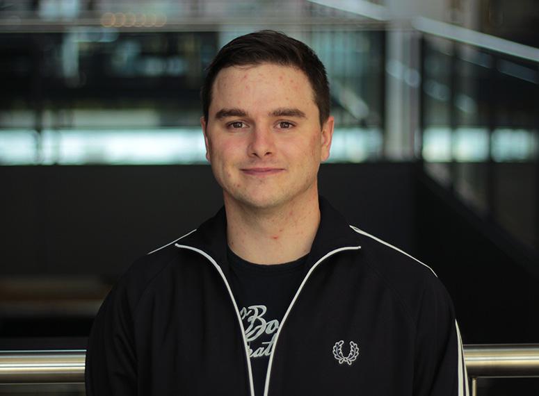 Portrait of Alumni Andrew Burke