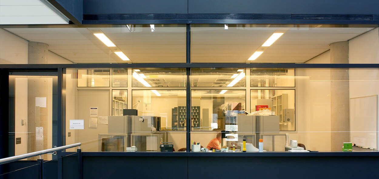 Photo of lab from outside 