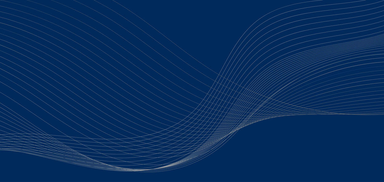 vector white lines on solid navy background
